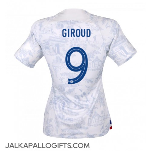Ranska Olivier Giroud #9 Vieraspaita Naiset MM-kisat 2022 Lyhythihainen